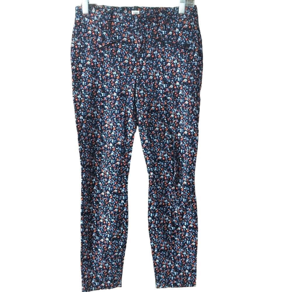 Gap Floral Skinny Ankle Pants sz 2
